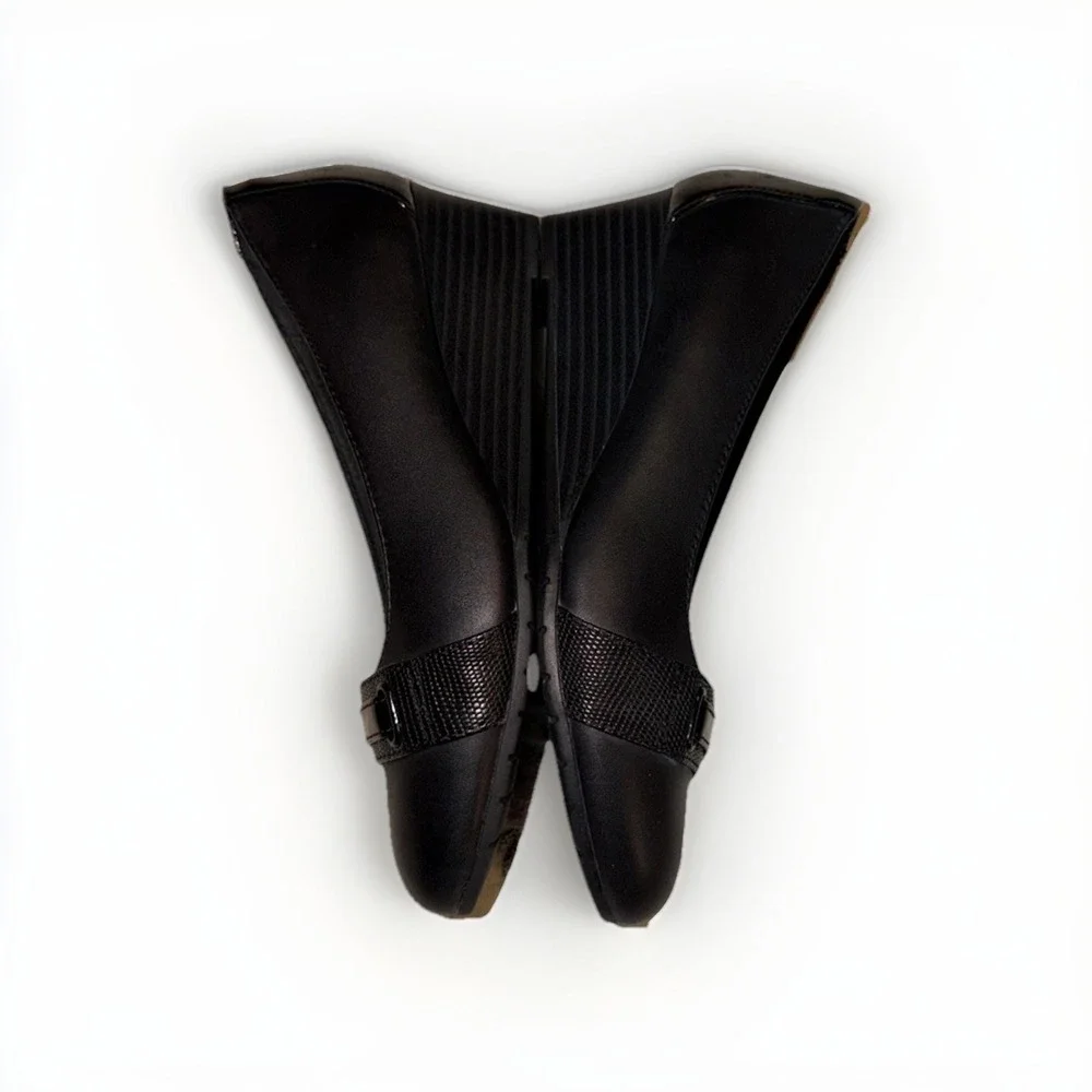 Clarks | Collection Flores Poppy Black Leather 1.5